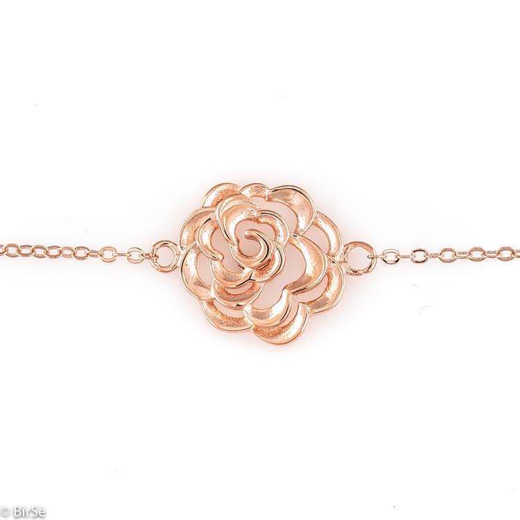 Silver bracelet - Flower 159