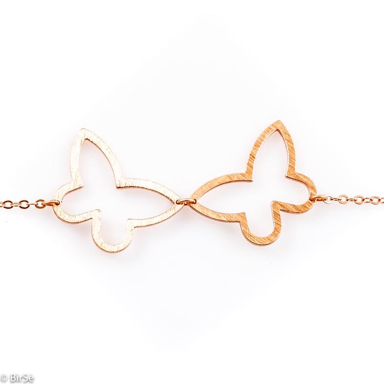 Silver bracelet - Butterflies 