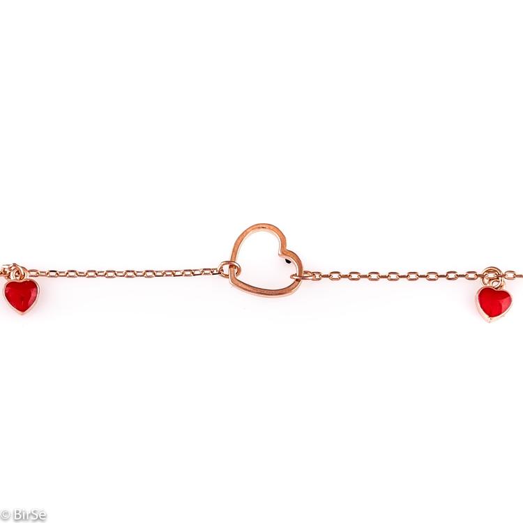 Silver Bracelet - Hearts