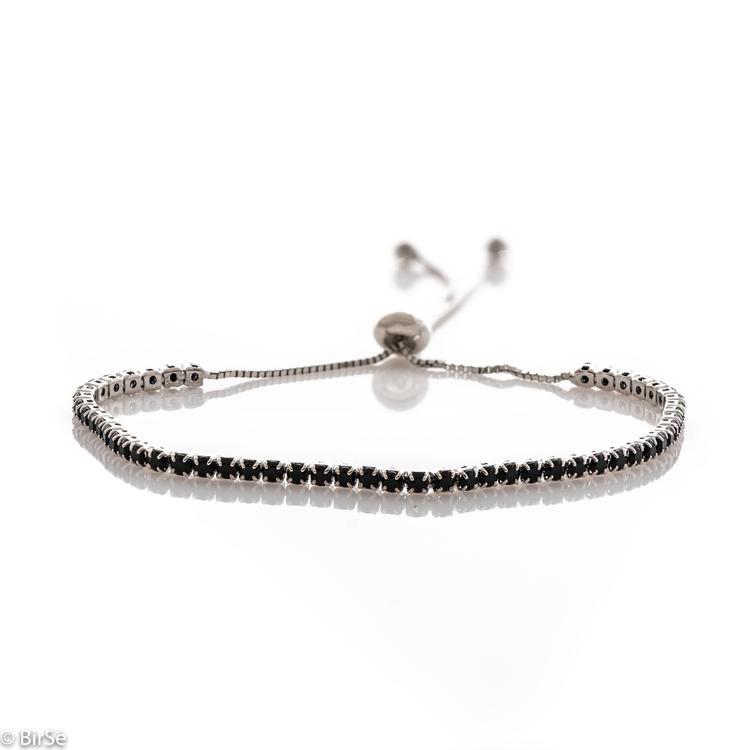 Silver bracelet - Zirconi