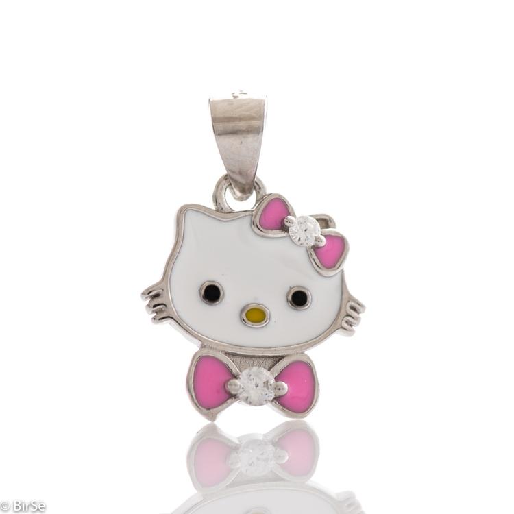 Silver Pendant - Kitty