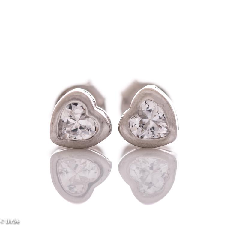 Silver earrings