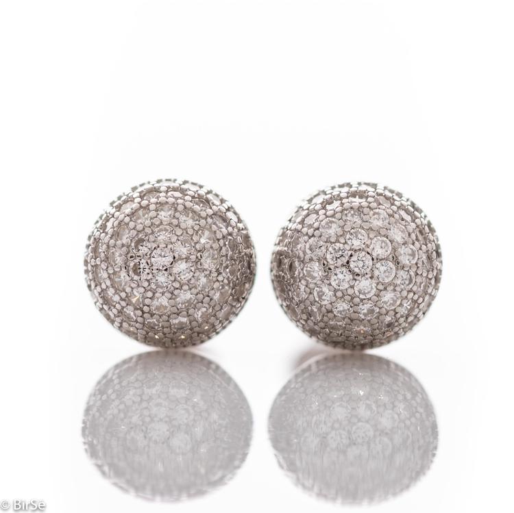 Silver earrings 