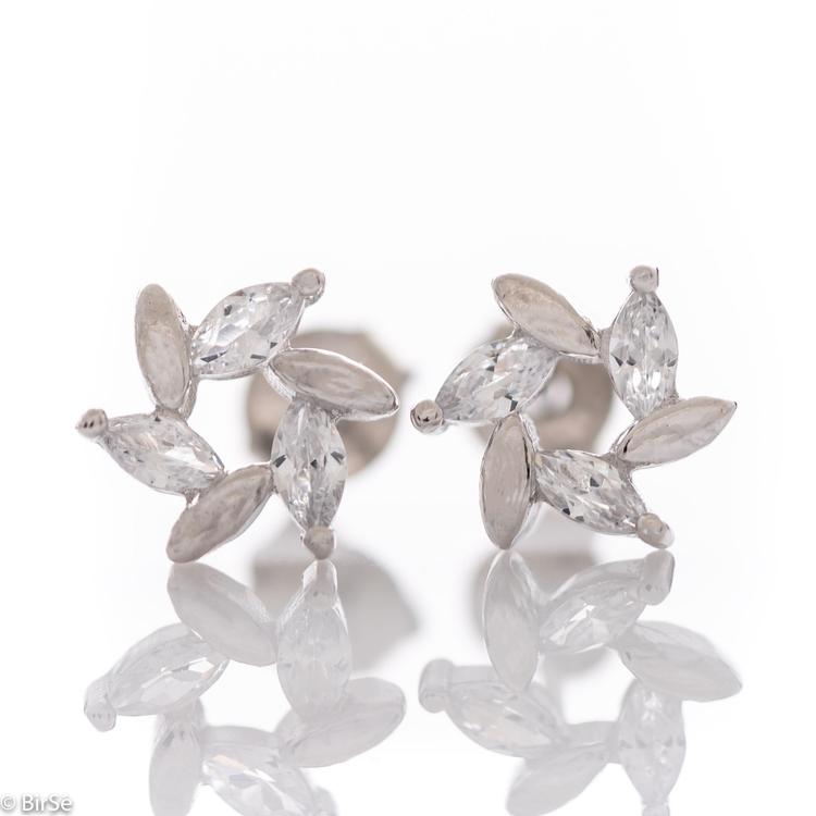 Silver earrings 31