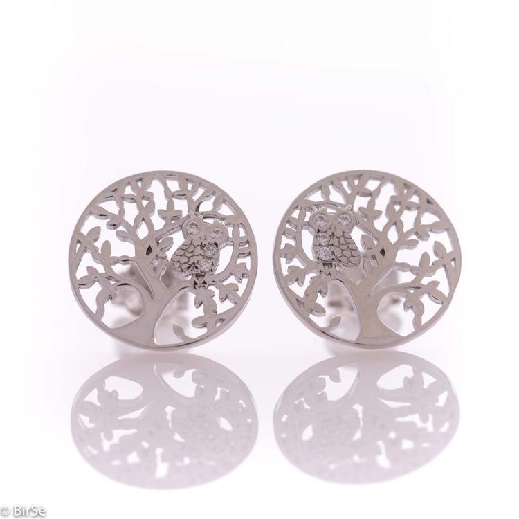 Silver earrings - The Tree of Life