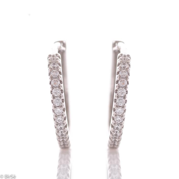 Silver earrings - Hoops