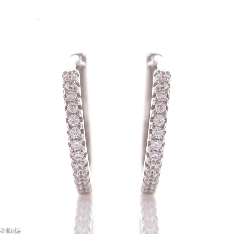 Silver earrings - Hoops