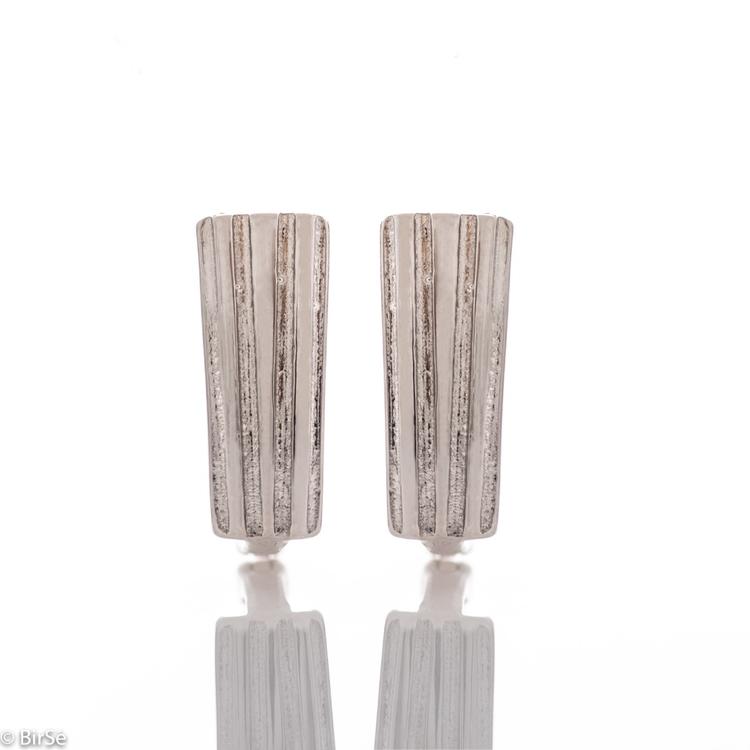 Silver earrings 