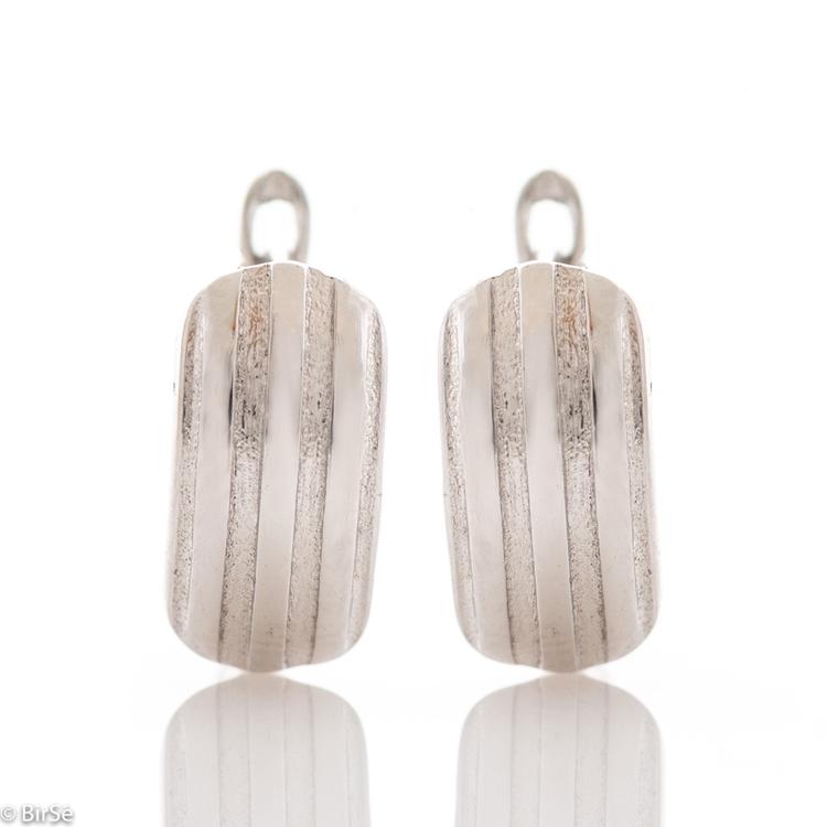 Silver earrings 