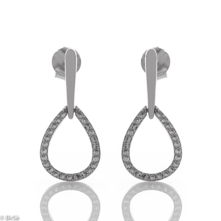 Silver Earrings - Hanging