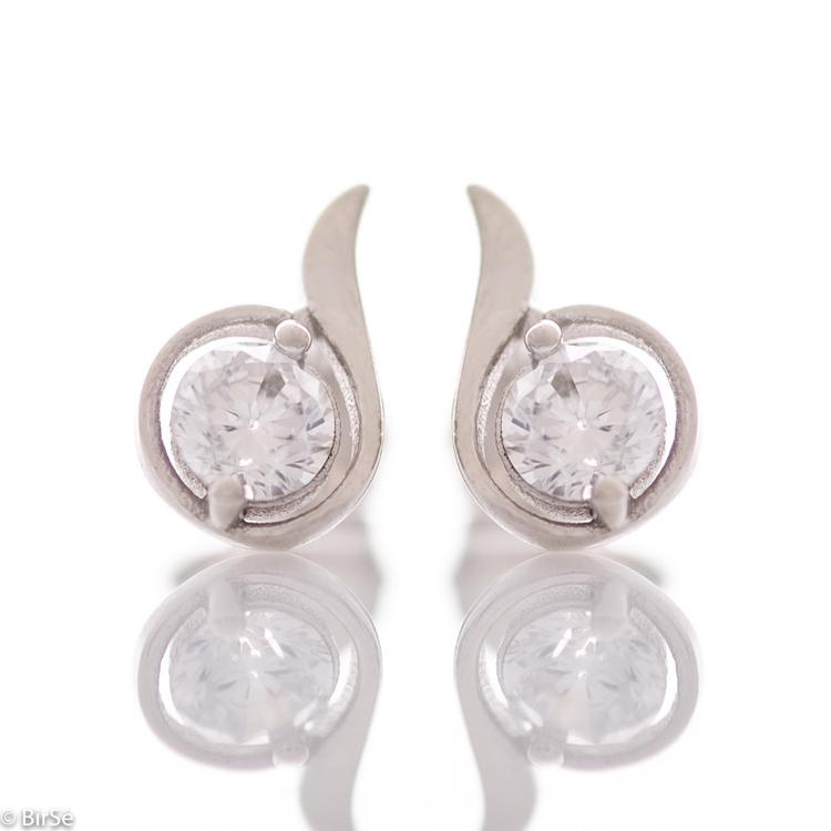 Silver earrings 