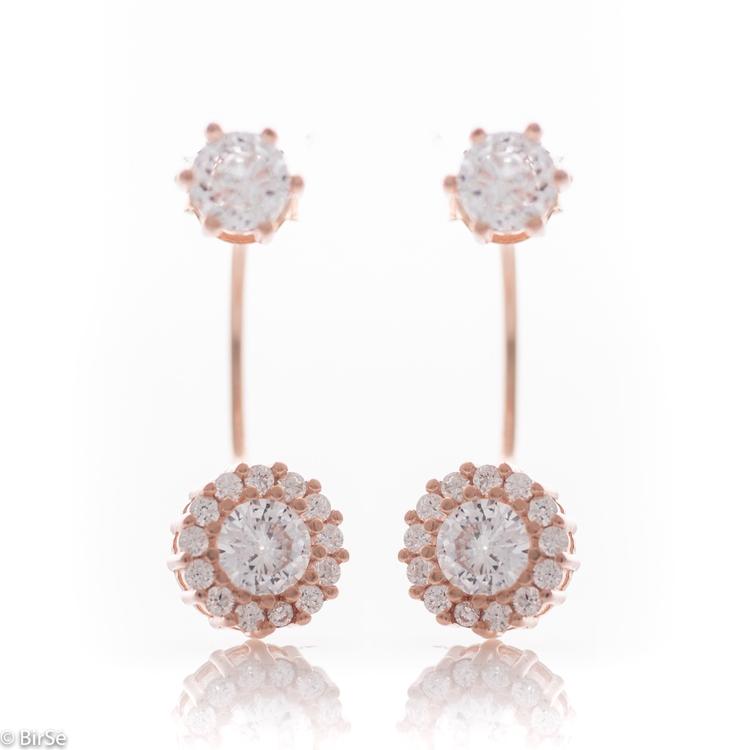 Silver earrings - Zirconi