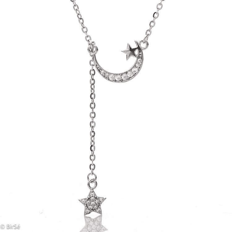 Silver Necklace - Star Dance