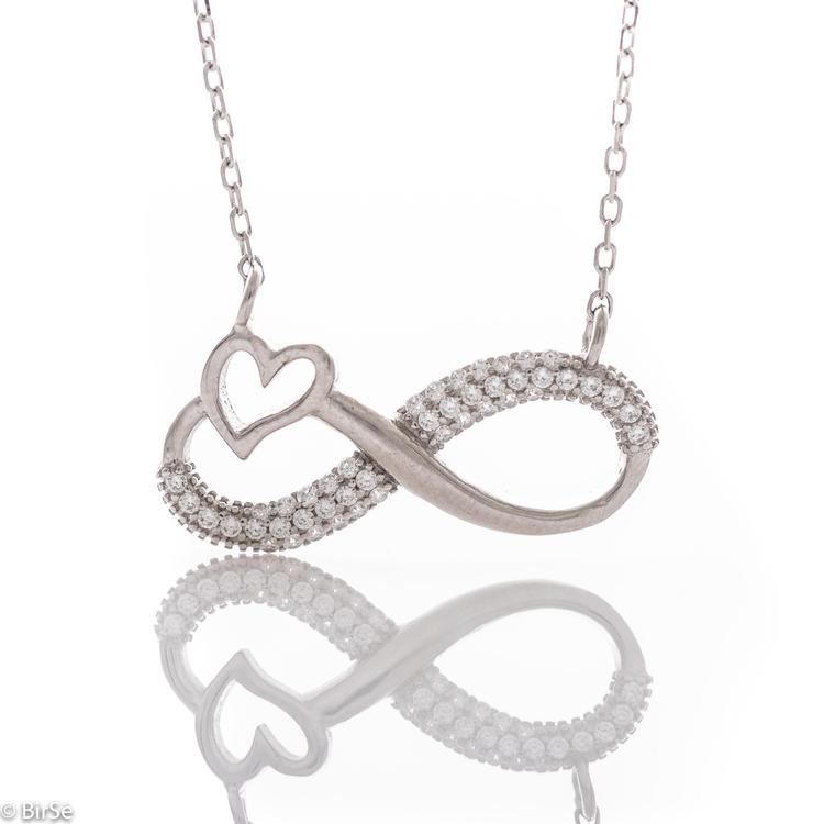 Silver necklace - Infinity