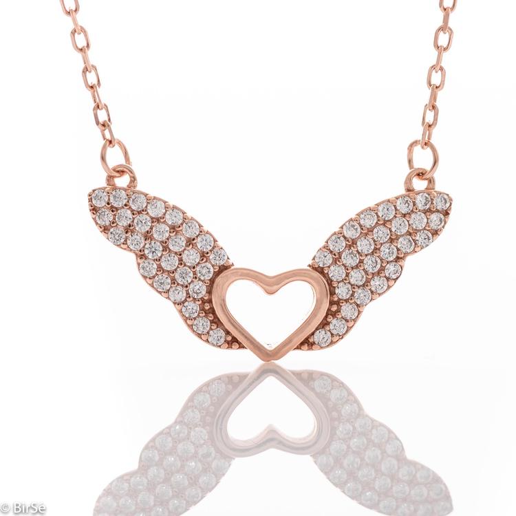 Silver necklace - Heart