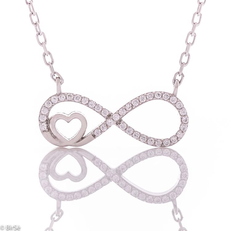 Silver necklace - Infinity