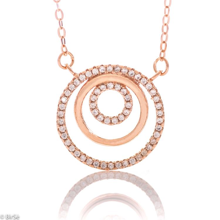 Silver necklace - Circle