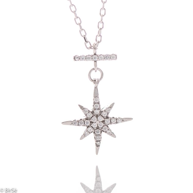 Silver Necklace - Star