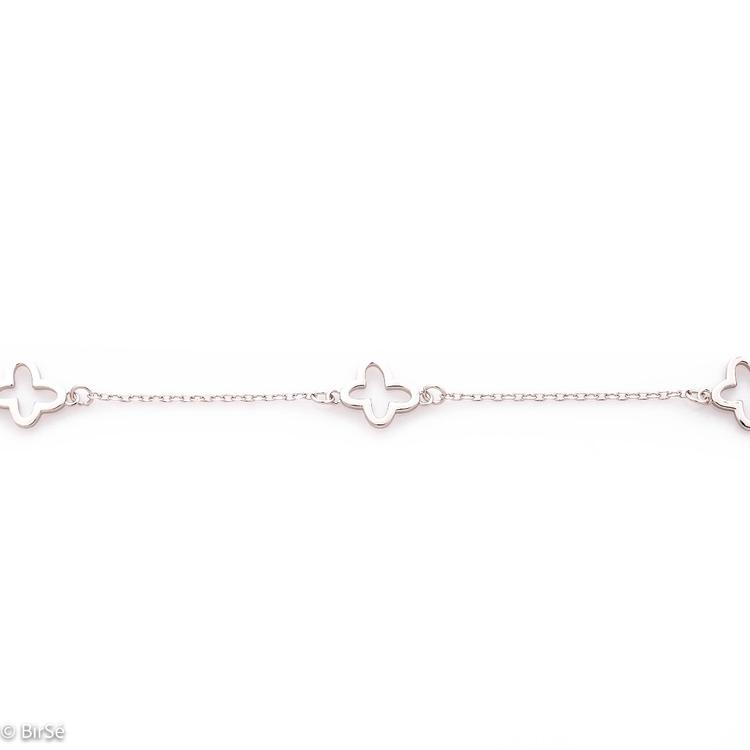 Silver bracelet - Butterflies