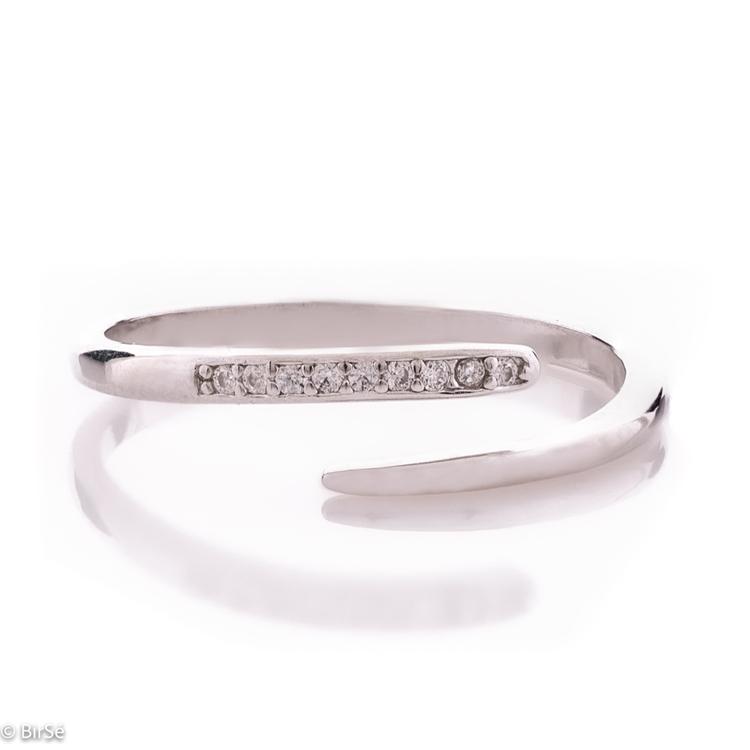 Silver ring - Snake