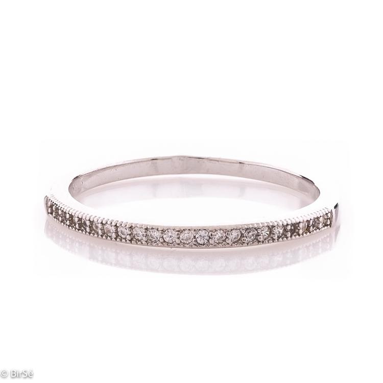 Silver ring - Fine Zirconia