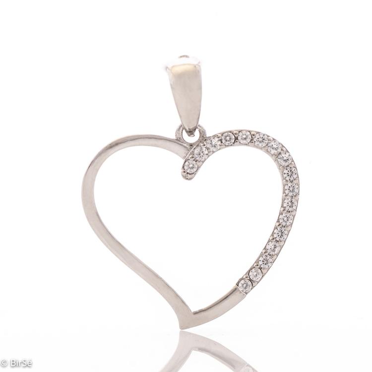 Silver Pendant - Heart