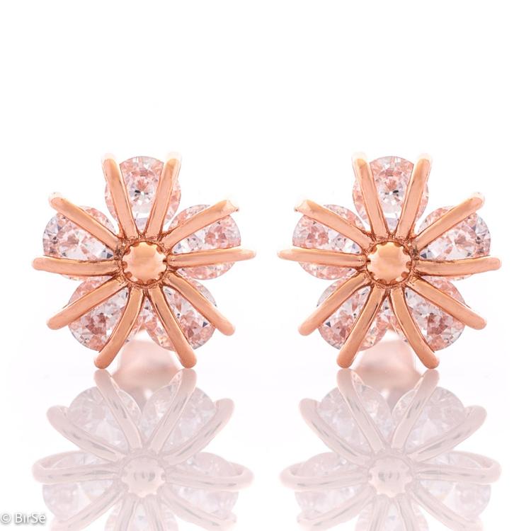 Silver earrings - Enchanting flowers 