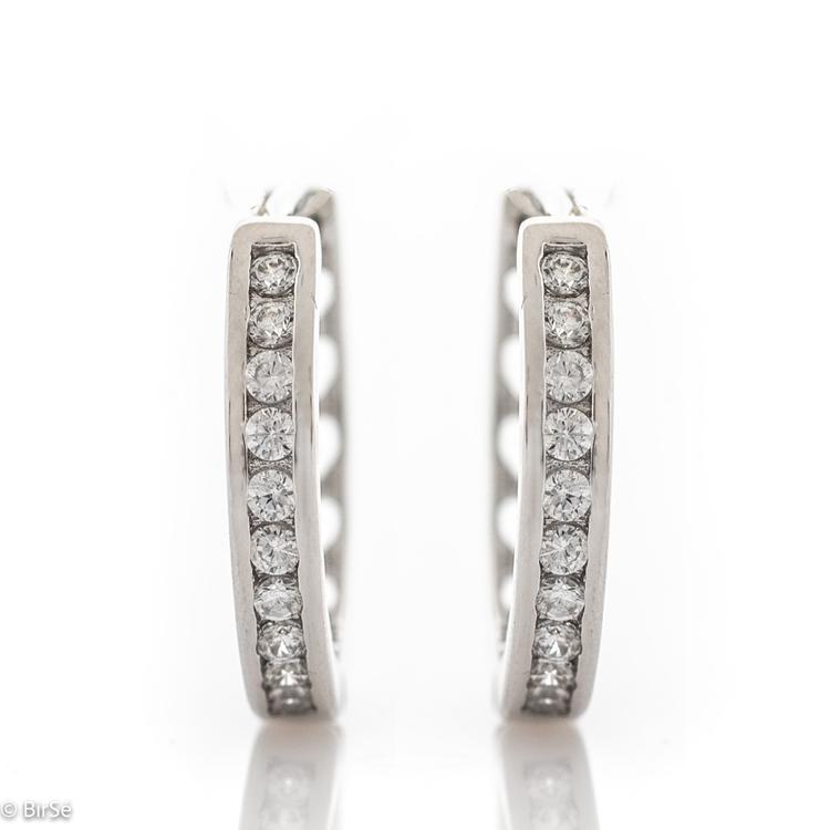 Silver earrings - Rings