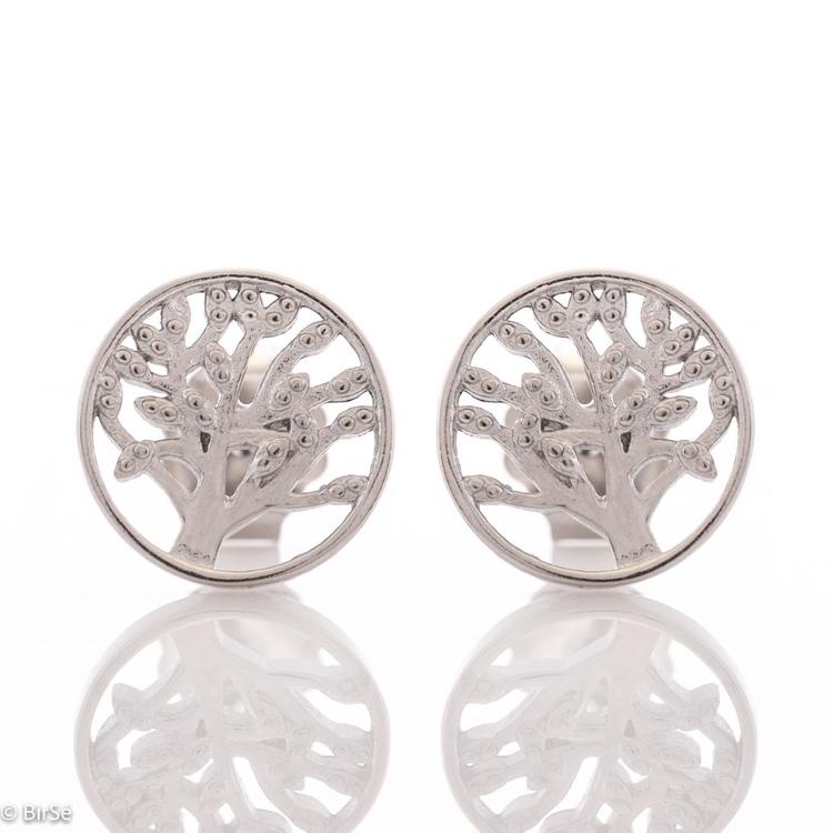 Silver earrings - Tree of Life