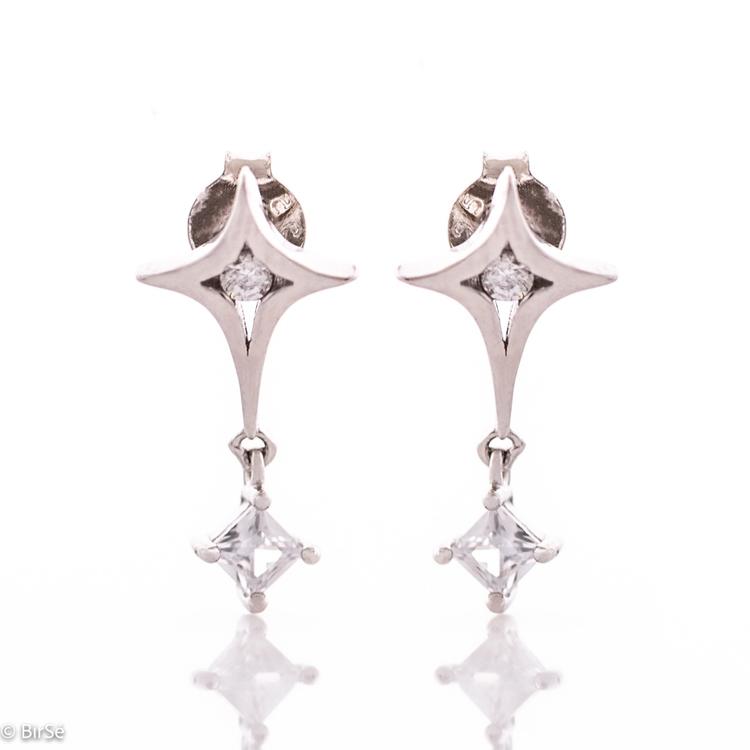 Silver Iarings - Evening Star