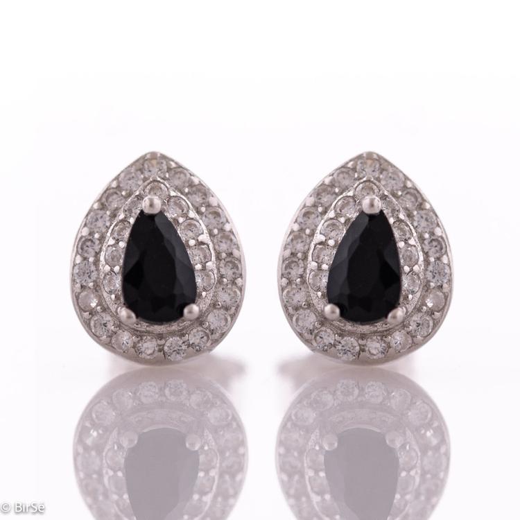 Silver earrings - Royal Charm