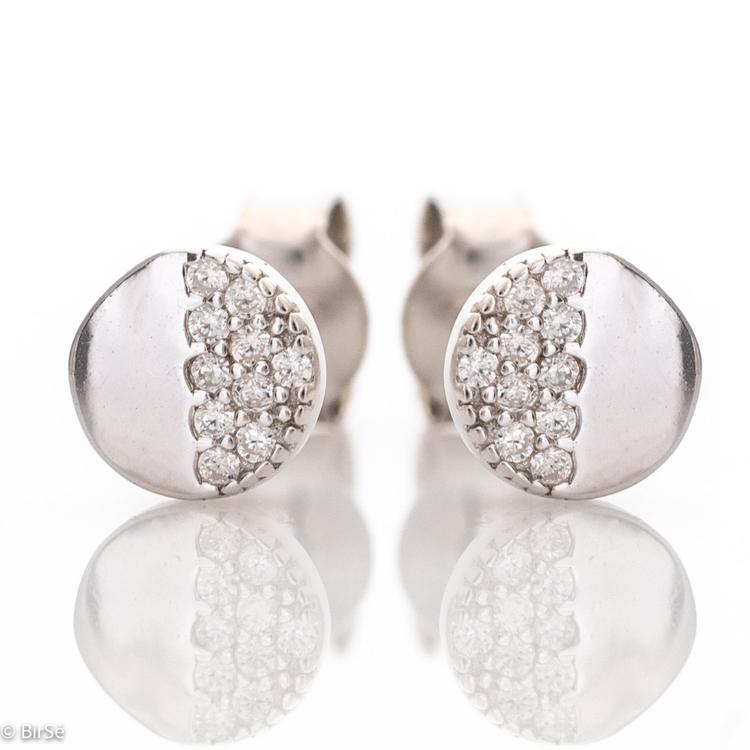 Silver earrings