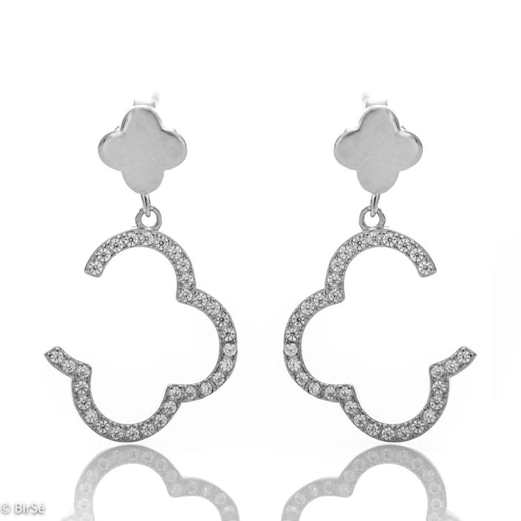 Silver earrings 