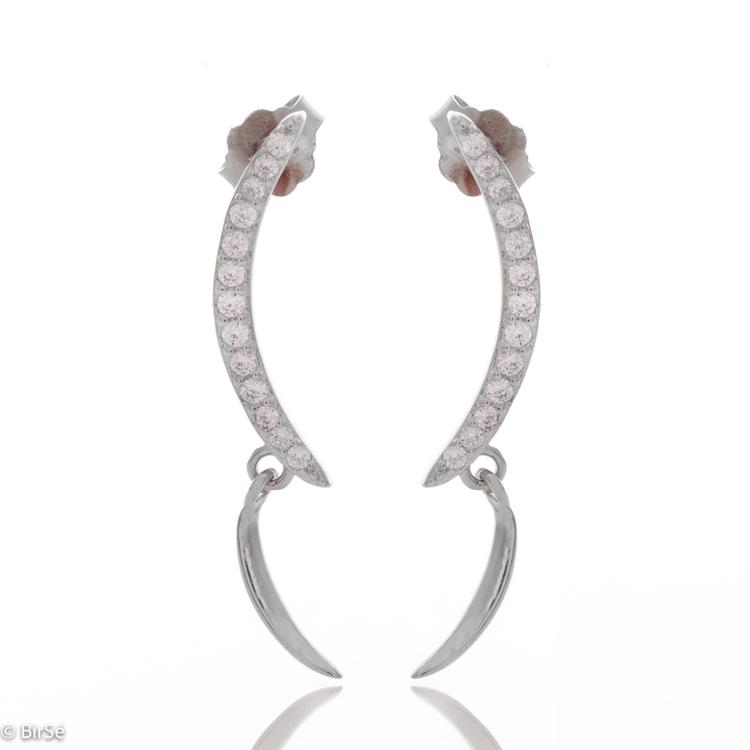 Silver earrings - Gentle Elegance