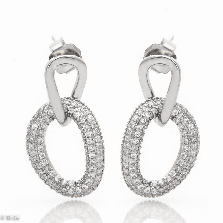 Silver earrings 