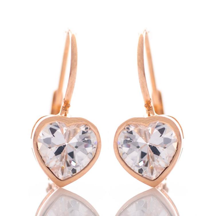 Silver earrings - Hearts