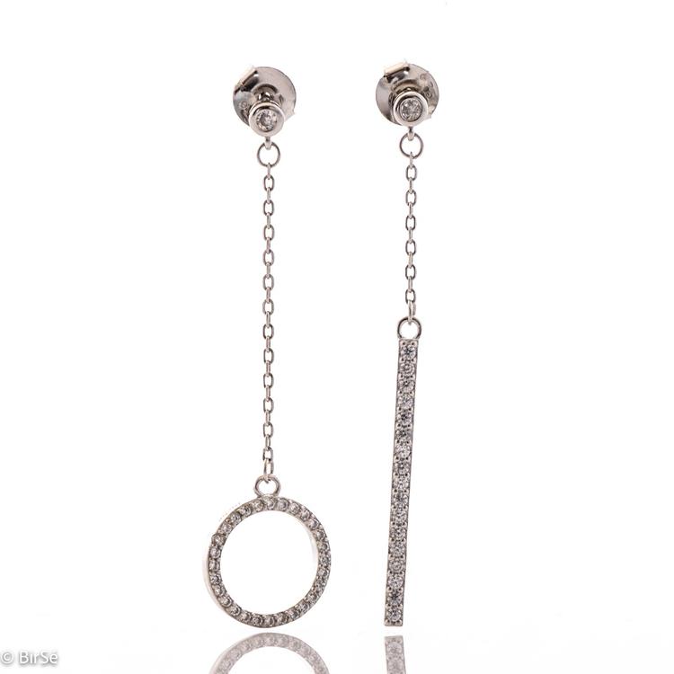 Silver Earrings - Hanging