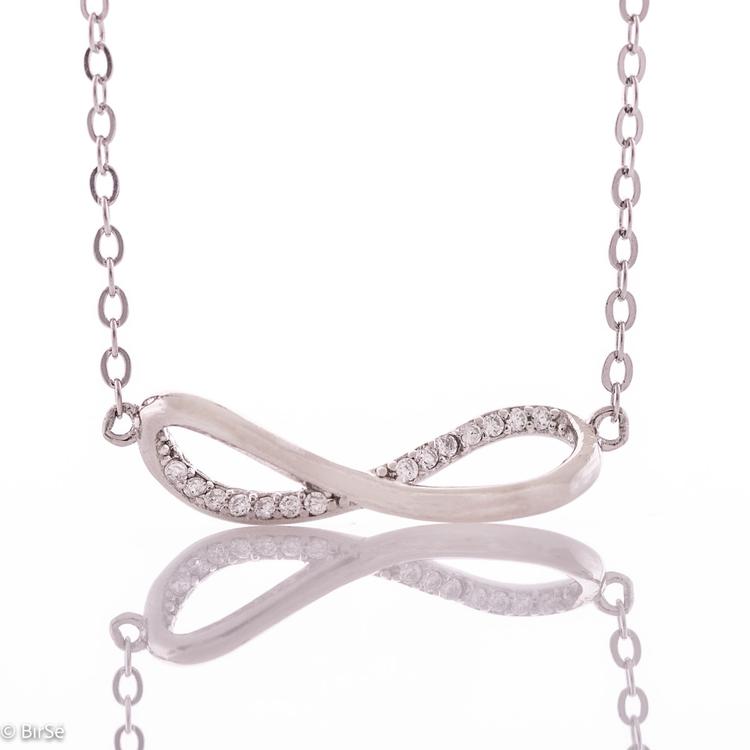 Silver necklace - Infinity