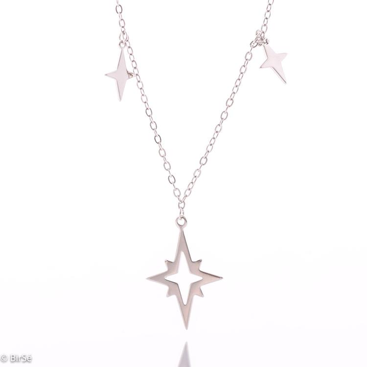 Silver necklace - Evening Star