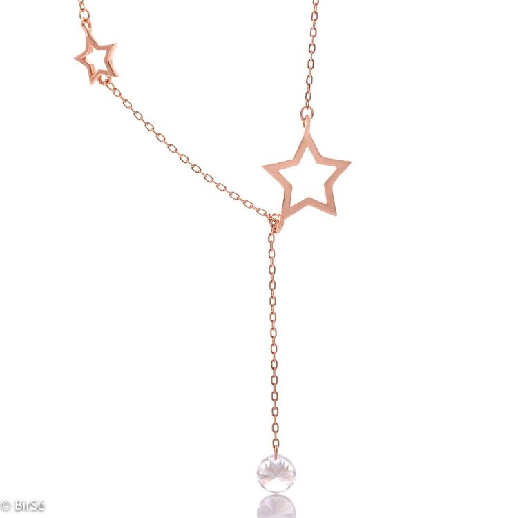 Silver necklace - Stars