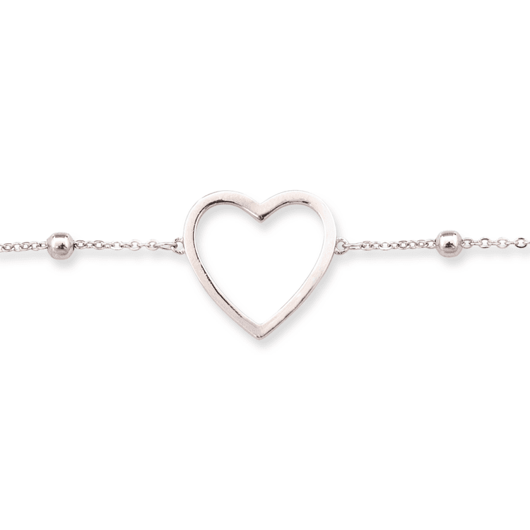 Silver bracelet - Heart