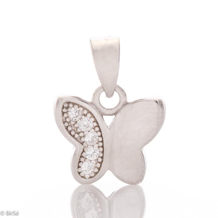 Silver pendant - Butterfly