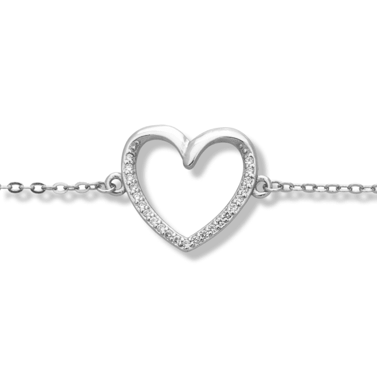 Silver bracelet - Exquisite Heart