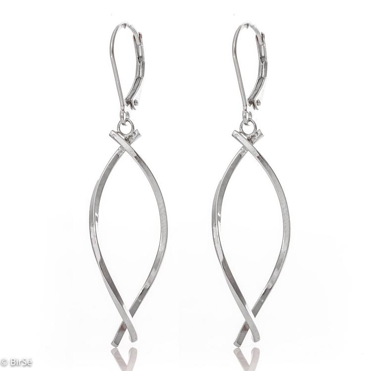 Silver earrings 