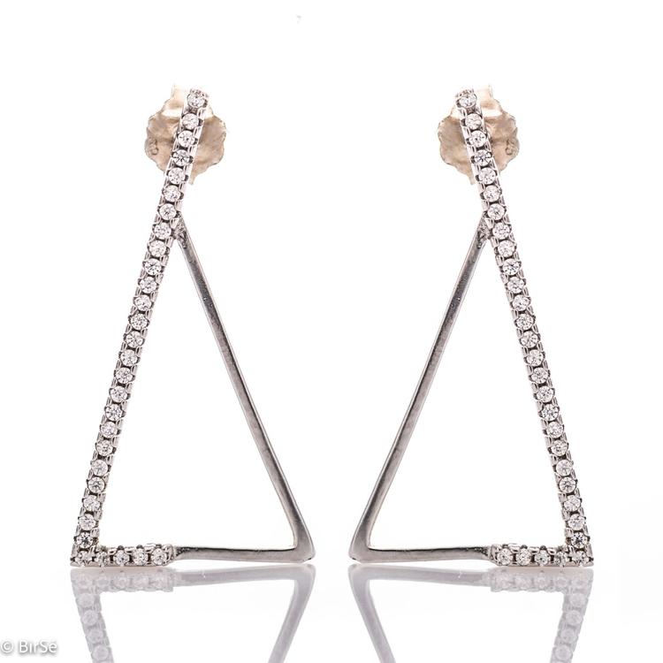 Silver earrings 