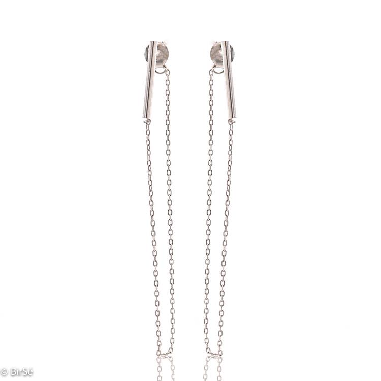 Silver Earrings - Hanging