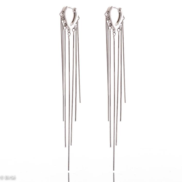 Silver Earrings - Hanging