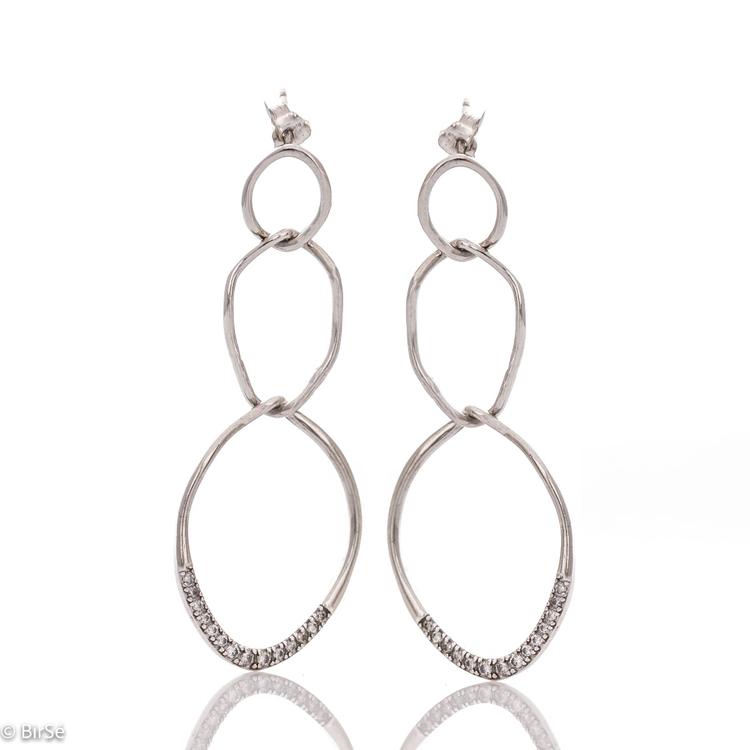 Silver earrings 