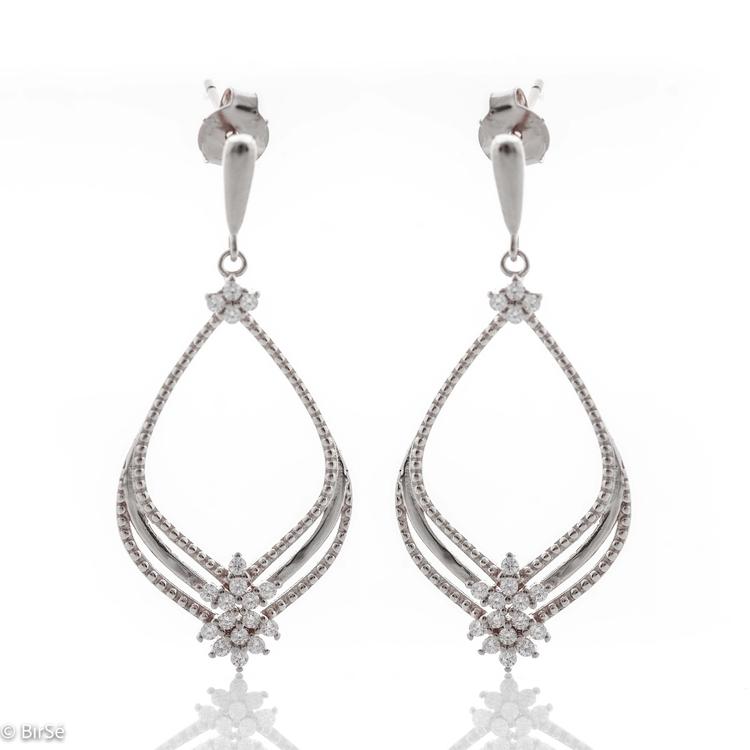 Silver earrings - Magic 