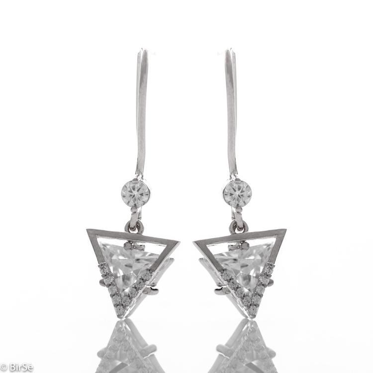 Silver Earrings - Hanging